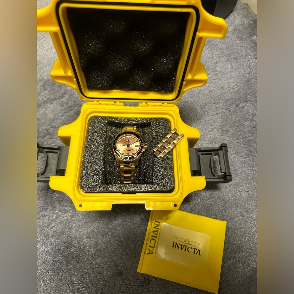 Rose Gold Invicta Pro Diver Watch